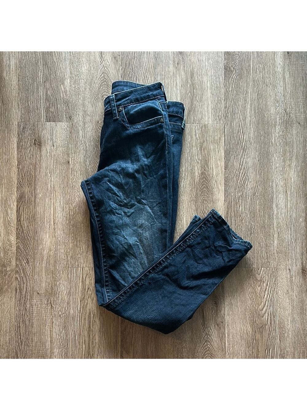 KUT from the Kloth Stevie Mid Rise Straight Leg Jeans Size 6 Dark Wash